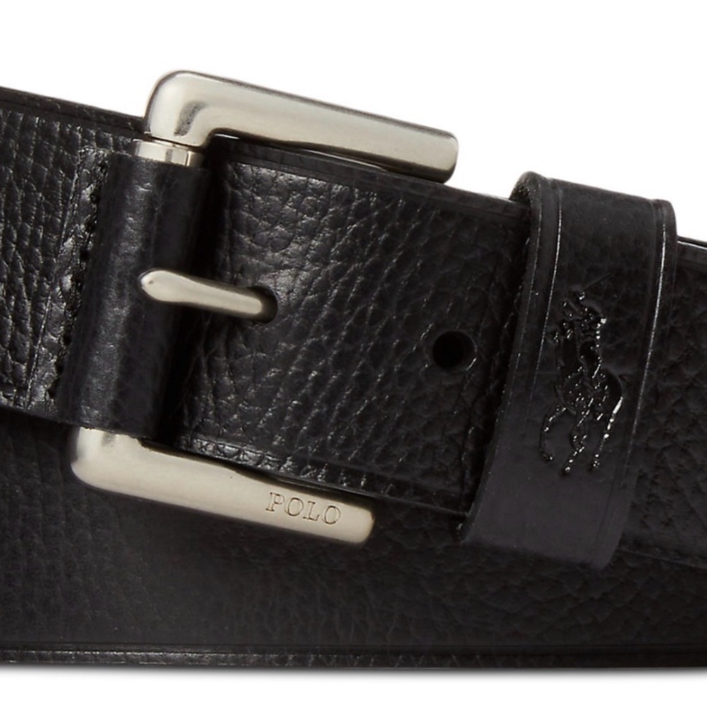Polo by Ralph Lauren Black Leather Belt Bag